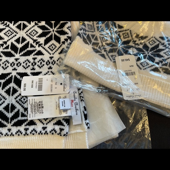 Brooks Brothers hat and scarf. - Picture 4 of 7